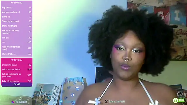 juicy janet online show from 03/21/26, 05:38