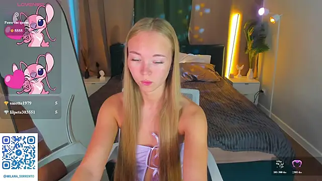 Milana Sorrento online show from 07/08/26, 12:37