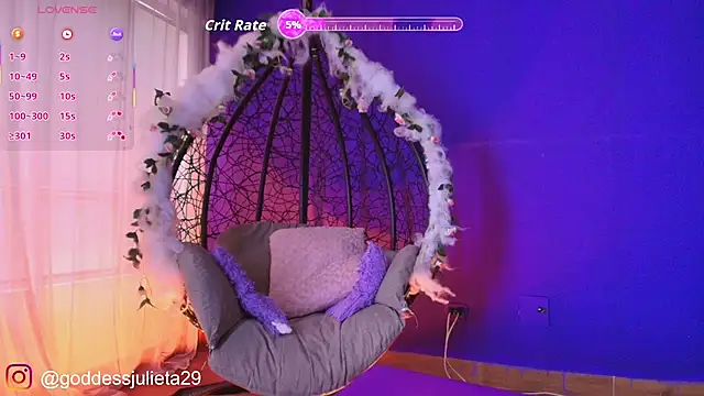 GoddessJulieta  online show from 08/01/26, 07:13
