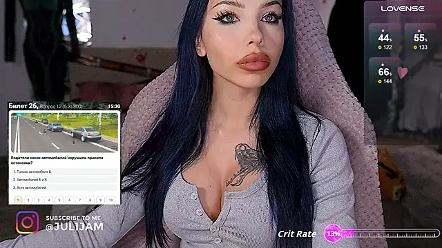 juli jam online show from 10/13/25, 08:09