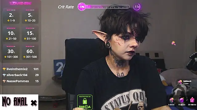 Dark  Elf online show from 03/18/25, 01:10