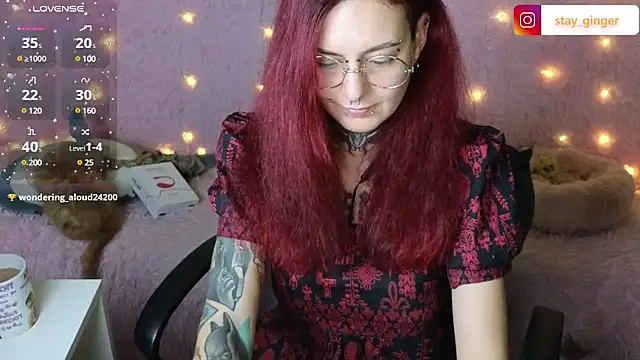 Ginger Stay online show from 01/09/25, 08:11