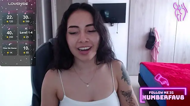 Snapshot of numberfav8 chatting on 12/18/24, 08:25 numberfav8 online show from 12/18/24, 08:25