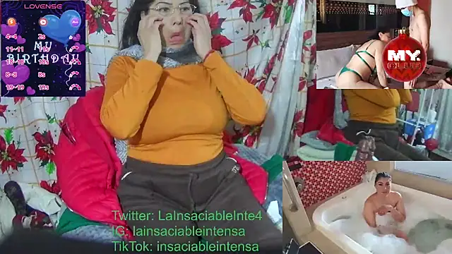 LaInsaciableIntensa online show from 12/24/24, 11:11