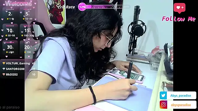 Snapshot of Abysparadise chatting on 11/12/25, 05:52 Abysparadise online show from 11/12/25, 05:52