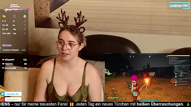 Snapshot of GamerGirl_Eve chatting on 12/08/24, 12:18 GamerGirl Eve online show from 12/08/24, 12:18
