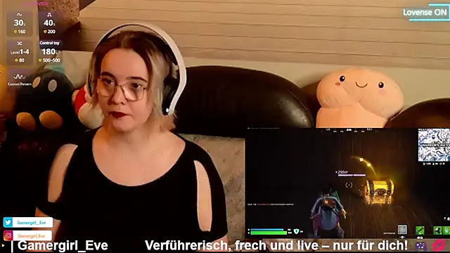 Snapshot of GamerGirl_Eve chatting on 01/07/25, 07:17 GamerGirl Eve online show from 01/07/25, 07:17