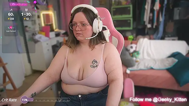 Geeky Kitten online show from 01/25/25, 07:18