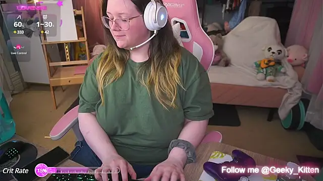Geeky Kitten online show from 03/06/25, 03:24