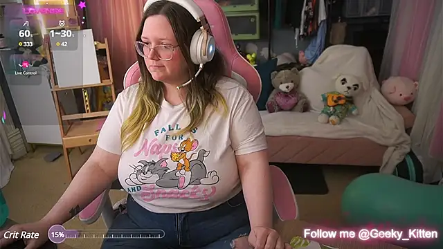 Geeky Kitten online show from 03/10/25, 06:49