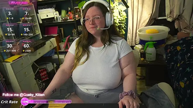 Geeky Kitten online show from 09/21/25, 02:13