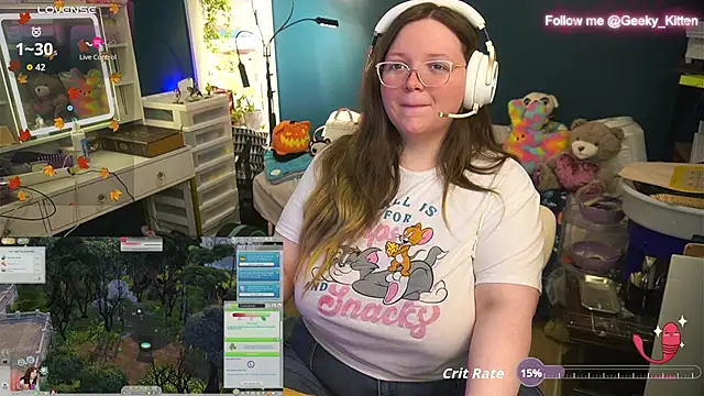Geeky Kitten online show from 10/16/25, 01:23