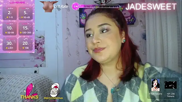 Snapshot of JADE_SWEET2 chatting on 01/24/25, 09:47 JADE SWEET2 online show from 01/24/25, 09:47