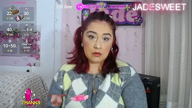 Snapshot of JADE_SWEET2 chatting on 02/07/25, 05:40 JADE SWEET2 online show from 02/07/25, 05:40
