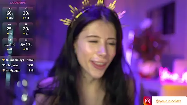 Snapshot of Your_Nicolett chatting on 01/07/25, 08:56 Your Nicolett online show from 01/07/25, 08:56