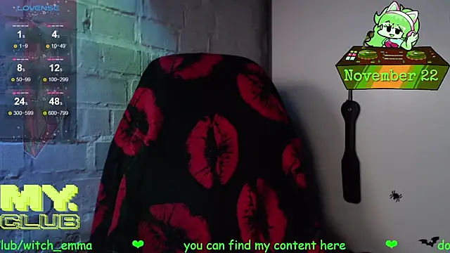 Witch Emma online show from 11/22/25, 08:35