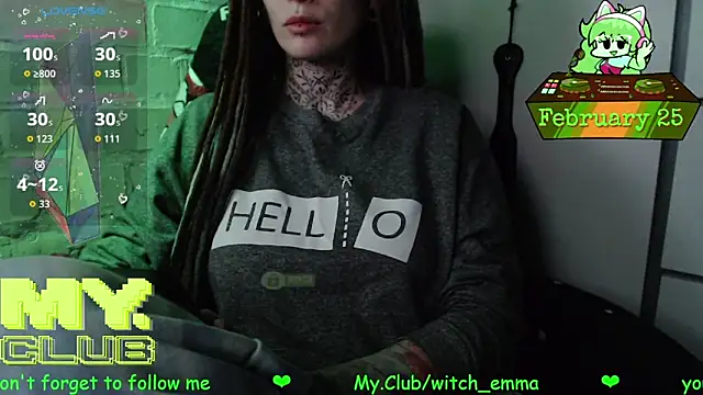 Witch Emma online show from 02/25/26, 07:56