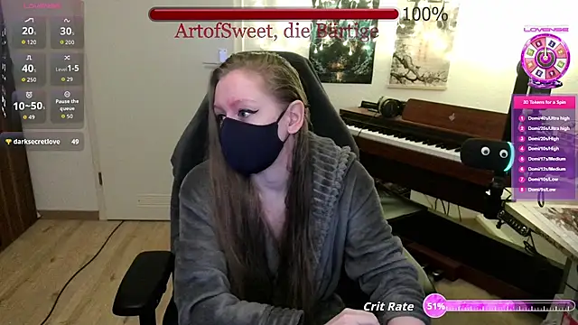 ArtofSweet online show from 06/19/26, 08:45