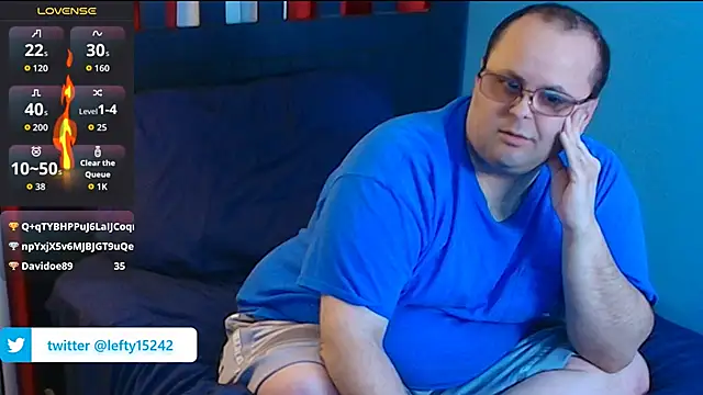 Snapshot of lefty15242 chatting on 09/20/25, 04:57 lefty15242 online show from 09/20/25, 04:57