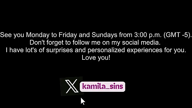 kamila sins online show from 02/17/25, 08:26