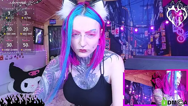 Snapshot of NekoCyber chatting on 07/29/26, 04:43 NekoCyber online show from 07/29/26, 04:43