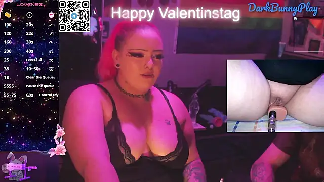 Snapshot of DarkBunnyPlay chatting on 02/14/26, 08:16 DarkBunnyPlay online show from 02/14/26, 08:16